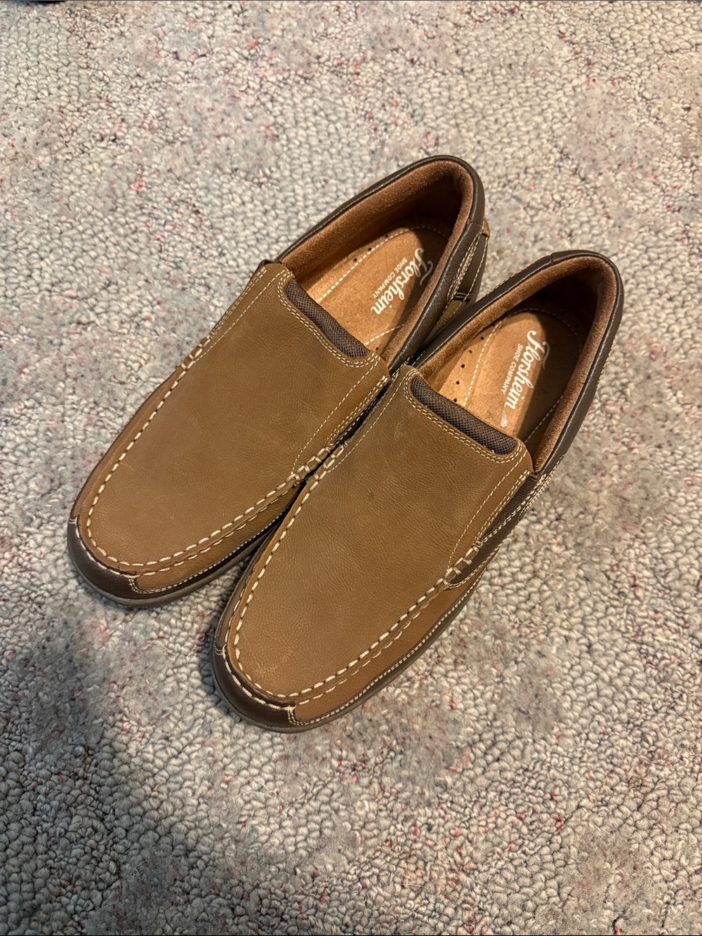 Florsheim Brown Slip-On Moc Toe Loafers